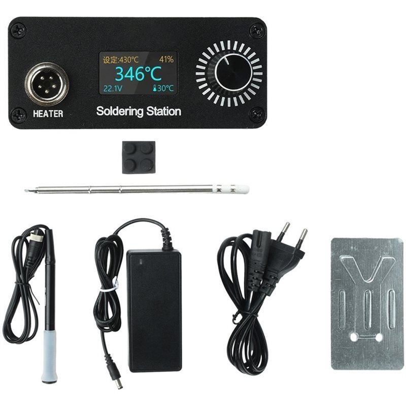 Estación de Soldadura Portátil - Soldering Station T12 Oled reseña y precio